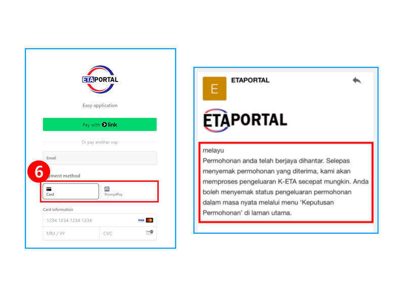 Cara mendaftar K-ETA langkah demi langkah