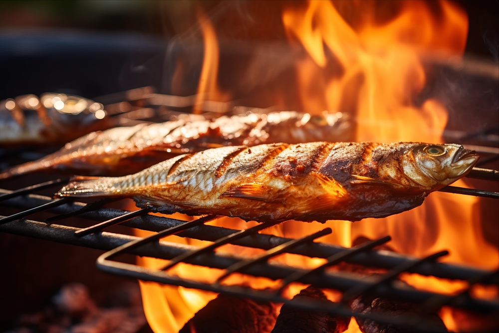 전어구이 (Grilled Gizzard Shad)